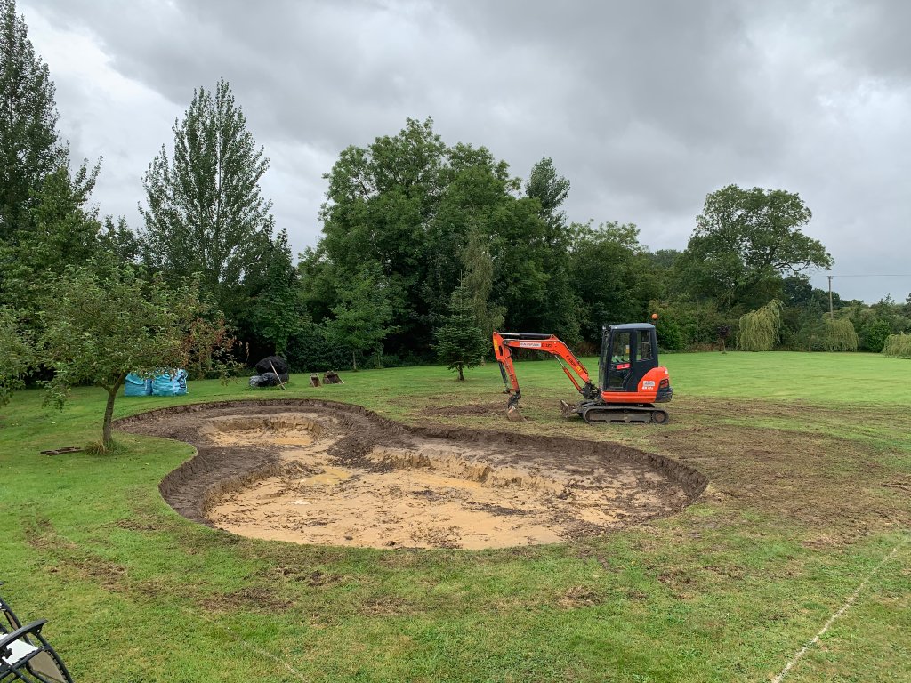 Excavation with differ
